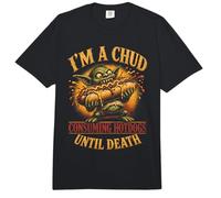 Im A Chud Consumiendo Hotdogs hasta La Muerte Divertido Comfort Colors Adult Heavyweight T-Shirt
