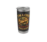 Im A Chud Consumiendo Hotdogs Hasta La Muerte Divertido Vaso térmico de acero inoxidable de doble pared