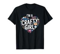 I'm A Crafty Girl Creativity Camiseta