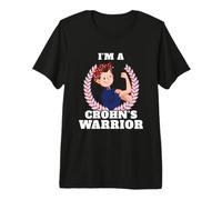 I'm a Crohns Warrior Crohns Disease Awareness Camiseta Premium