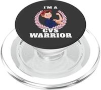 I'm a CVS Warrior Cyclic Vomiting Syndrome Awareness PopSockets PopGrip para MagSafe