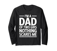 I'm A Dad of Two Girls Nothing Scares Me Manga Larga