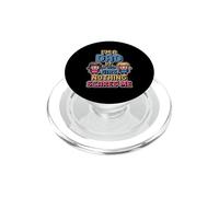 I'm A Dad of Two Girls Nothing Scares Me PopSockets PopGrip para MagSafe