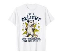 I'm a Delight Don't Question It Funny Opossum tee Camiseta