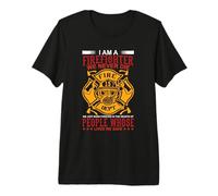I'm A Firefighter We Never Die Proud Firefighters Camiseta Premium