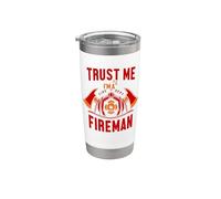 I'm A Fireman Firefighter Proud Firefighters For Men Vaso térmico de acero inoxidable de doble pared