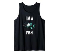 I'm A Fish - Camiseta Divertida de Pescado Camiseta sin Mangas