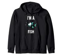 I'm A Fish - Camiseta Divertida de Pescado Sudadera con Capucha