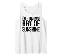 I'm a Freaking Ray of Sunshine Little Ray Sarcastic Sunshine Camiseta sin Mangas