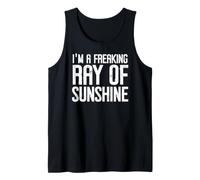 I'm a Freaking Ray of Sunshine Little Ray Sarcastic Sunshine Camiseta sin Mangas