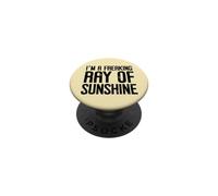 I'm a Freaking Ray of Sunshine Little Ray Sarcastic Sunshine PopSockets PopGrip Adhesivo