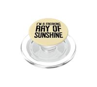 I'm a Freaking Ray of Sunshine Little Ray Sarcastic Sunshine PopSockets PopGrip para MagSafe