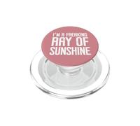 I'm a Freaking Ray of Sunshine Little Ray Sarcastic Sunshine PopSockets PopGrip para MagSafe