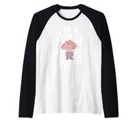 Im a Fungi To Be with - Hongo Lindo Retro Camiseta Manga Raglan