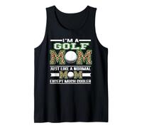I'm A Golf Mom Funny Cool Mom Leopard For Mothers Day Camiseta sin Mangas