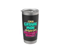 I'm A Grown Man I Do What My Daughter Wants Vaso térmico de acero inoxidable de doble pared