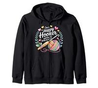 I'm A Happy Hooker and Have The Balls To Prove It - Sudadera con Capucha