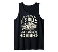 I'm A Hiker of His Hills and A Witness of His Wonders Camiseta sin Mangas