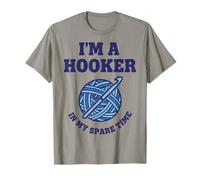 Im A Hooker In My Free Time Funny Crochet Lover Camiseta