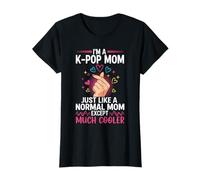 I'm a K-pop Mom Just like a Normal Mom Cool Kpop Merch Gifts Camiseta