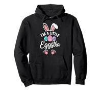 I'm A Little Eggstra Funny Easter Bunny Kids Toddler Sudadera con Capucha