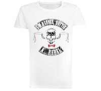 Im A Loner...A Rebel Camiseta Blanca para Mujeres De Manga Corta White Women tee Short Sleeve T-Shirt