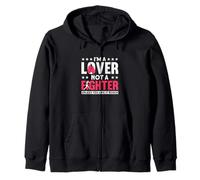 I'm A Lover Not A Fighter - Boxeador Divertido Sudadera con Capucha