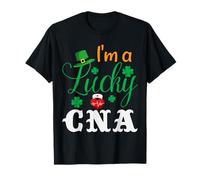 I'm a Lucky CNA Nurse Shamrock Hat St Patricks Day for Nurse Camiseta