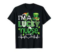 I'm A Lucky Nurse Shamrock Stethoscope Funny St Patricks Day Camiseta