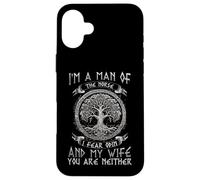 I'm A Man Of The Norse I Fear Odin And My Wife I Viking Carcasa para iPhone 16 Plus
