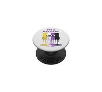 I'm a Mixtape - Pintura de Goteo de Casete no binaria Retro PopSockets PopGrip Adhesivo