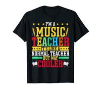 I'm a Music Teacher but Way Cooler - Men Women Music Teacher Camiseta