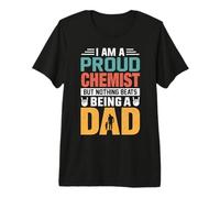I'm A Proud Chemist Being A Dad Funny Fathers Camiseta Premium