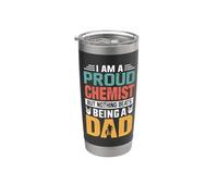 I'm A Proud Chemist Being A Dad Funny Fathers Vaso térmico de acero inoxidable de doble pared
