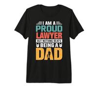 I'm A Proud Lawyer Being A Dad Funny Fathers Camiseta Premium