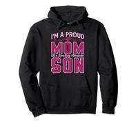 I'm A Proud Mom of A Freaking Awesome Son Funny Mothers Day Sudadera con Capucha