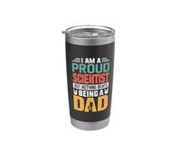 I'm A Proud Scientist Being A Dad Funny Fathers Vaso térmico de acero inoxidable de doble pared