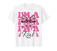 I'm A Rat Funny Rat Girl Rat Mom Mouse Día de la Madre Camiseta