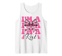 I'm A Rat Funny Rat Girl Rat Mom Mouse Día de la Madre Camiseta sin Mangas