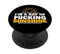I'm A Ray of Fucking Sunshine PopSockets PopGrip Adhesivo