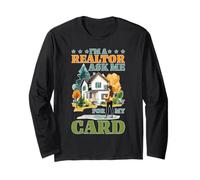 I'm A Realtor Ask Me For My Card Trabajo inmobiliario ---- Manga Larga