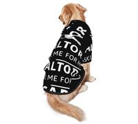 I'M A Realtor Ask Me - Sudadera con capucha para perro, cálida, suave y transpirable, para perros medianos a grandes, diseño fácil de llevar, para invierno y otoño