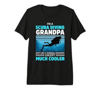 I'm A Scuba Diving Grandpa Funny Dive Diver Camiseta Premium