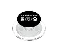 I'm A Simple Man I Love Camping Cerveza Perros Gatos Camper Divertido PopSockets PopGrip para MagSafe