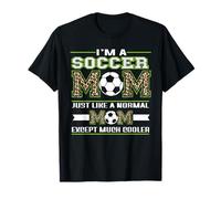 I'm A Soccer Mom Funny Cool Mom Leopard For Mothers Day Camiseta