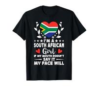 I'm a South African Girl South Africa Flag Camiseta