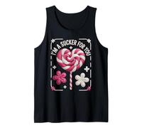 I'm a Sucker for You Divertido diseño de corazón Camiseta sin Mangas