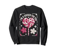 I'm a Sucker for You Divertido diseño de corazón Sudadera