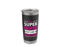 I'm A Super Nurse Just Like A Normal Nurse Nursing Vaso térmico de acero inoxidable de doble pared