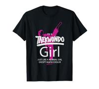 I'm a Taekwondo Girl - Much Cooler - Martial Arts TKD Quote Camiseta